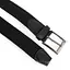 Ремень-резинка мужской JK-35001 (110 см) черный плетеный - миниатюра 2