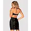 Сукня під зміїну шкіру Obsessive Vivianty dress чорна XS/S - мініатюра 2