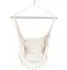 Підвісне крісло гамак бразильський стілець Interlook ZY-V004 + 2 подушки Beige - мініатюра 2