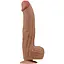 Фаллоимитатор LoveToy Sliding-Skin Dual Layer Dong King Sized 31 см коричневый - миниатюра 1