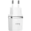 Мережевий зарядний пристрій 1Usb Hoco C11 White Usb Cable iPhone 6 1A - мініатюра 1