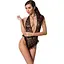 Боді монокіні з глибоким декольте Passion OTAVIA Body black L/XL - мініатюра 1