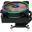 2E Gaming Процесорний кулер Air Cool AC120T4-ARGB, LGA1700, 1200, 115x, 1366, AM5, AM4, AM3, AM3+, 4pin PWM, 3pin +5VARGB, TDP 130W - мініатюра 1