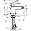 Змішувач для біде Hansgrohe Talis E 71721000 Хром - мініатюра 2