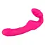 Страпон с вибрацией Vibrating Strapless Strap-On, 21,8 см (розовый) - миниатюра 1