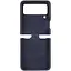 Чехол Foldables Silicone Cover Lakshmi AAA для Samsung Galaxy Z Flip4 Темно-синий / Midnight blue - миниатюра 3