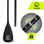 Весло для SUP доски TSUNAMI 160-215 см регулируемое, сложное Black (P-5907739316462) - миниатюра 7