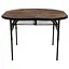 Стол Bo-Camp Woodbine Oval 100x70 cm Темно-коричневый - миниатюра 2