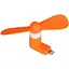 Вентилятор мобильный Lightning оранжевый - миниатюра 1