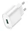 Зарядное устройство 18 Вт Hoco C109A универсальное сетевое зарядное устройство блок питания 1 USB 3 А Quick Charge 3.0 Белый - миниатюра 2