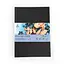 Скетчбук для скетчинга А5 48 листов (130 г/м2), белая бумага, черная обложка, 99IDEA9-SBSP5BL - миниатюра 1