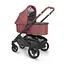 Прогулочная коляска Uppababy Cruz V2 - Lucy + люлька Uppababy Carrycot Lucy Rosewood Melange с карбоновым каркасом - миниатюра 21