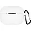 Чохол-накладка DK Apple AirPods Pro 2 | Silicone Candy Friendly з карабіном (white) - мініатюра 1
