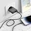 Ультратонкое двухпортовое зарядное устройство Hoco N38 Delgado Type-C 20 Вт и USB-A 18 Вт PD20W/PPS/QC3.0/FCP/AFC Black - миниатюра 4