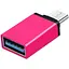 Переходник USB3.1 Type-C-USB 3.0 AF (OTG) Pink - миниатюра 1