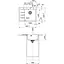 Кухонна мийка Franke Centro, фраграніт, прямокутник, з крилом, 620х500х200мм, чаша - 1, врізна, CNG 611-62 TL, сірий камінь - мініатюра 2