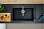 Кухонна мийка Hansgrohe S510-U660 770x510 Graphite Black 43313170, Чорний - мініатюра 4