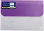 Папка-конверт TRAVEL BM.3707-99 BUROMAX, на липучці, А4, 4 відділення, матовий напівпроз.пластик (4823078953360) Фіолетовий - мініатюра 1