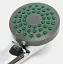 Воронка душевая Zegor/Troya WKY-2006 пластик Хром/Зеленый 30412 - миниатюра 3