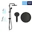 Душева система Grohe QuickFix Vitalio Start 250 266802430, Чорний матовий - мініатюра 11