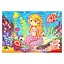 Детская мозаика по номерам "Русалочка" 13-127-11 разноцветные камешки - миниатюра 1