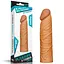 Насадка на пенис Lovetoy Pleasure X-Tender 17 см коричневый - миниатюра 2