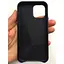 Оригинальный кожаный чехол Decoded Leather Case для iPhone 12 Mini (5.4") Matt Navy Blue - миниатюра 8