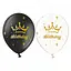 Шарик воздушный латексный с принтом 30 см (25) Корона на День Рождения, IDEA7-PB-35 - миниатюра 4