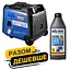 Комплект генератор Brevia інверторний бензиновий 6,5кВт з електростартером GP6500iES + масло Molder Engine Oil 4T 10W-30 1л(gm_18) - мініатюра 1