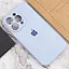 Чохол Epik Silicone Case Full Camera Protective AA для Apple iPhone 15 Pro Max 6.7 Блакитний/Lilac Blue - мініатюра 5