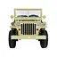 Електроавтомобіль військовий Ramiz Retro Strong MP3 LED 24 В, зелений (PA.JH-101.24V.ZIE) - мініатюра 3