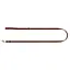 Поводок для кошек и мелких собак кожаный Waudog Classic XXS-XS Ш 12 мм Д 122 см коричневый - миниатюра 2