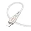 Кабель Hoco U133 Monte зарядный кабель для передачи данных iP 1,2 м. серый - миниатюра 1