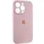 Чохол Epik Silicone Case Full Camera Protective (AA) для Apple iPhone 15 Pro (6.1) Рожевий/Chalk Pink - мініатюра 2