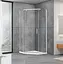 Душова кабіна Dusel А-1104 прозоре 100x100x190, Універсальна, прозорий, хром, 100x100 - мініатюра 5