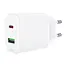 Зарядний пристрій Acefast A25 USB/ Type-C QC PD 20W білий - мініатюра 5