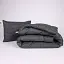 Набір MirSon №1065 Сolor Fun Line Stripe Black Thinsulate 155 х 215 см чорний (2200010875607) - мініатюра 1