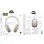 Bluetooth гарнітура Hoco W65 з шумопоглинанням, мікрофоном, AUX та бездротовим з'єднанням, бежева - мініатюра 3