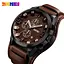 Мужские классические часы Skmei 9165 Brown-Brown - миниатюра 3