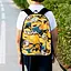 Рюкзак детский миньоны 34х27см, городской ранец для мальчика с принтом (00450) - миниатюра 1
