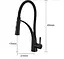 Смеситель для кухни Rea Gaspar black mat черный матовый высокий REA-B0233 Черный матовый - миниатюра 7