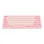 Клавіатура Baseus K01A Wireless Tri-Mode Keyboard 2.4G + BT1 + BT2 бездротова рожева - мініатюра 3
