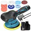 Полировальная аккумуляторная машинка Waxing Polisher YK49 с насадками 2 аккумулятора - миниатюра 4