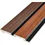 Рейка декоративна Wall Sticker PS 2900х120х12 мм Теплий каштан SW-00001753 - мініатюра 1