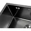 Мийка для кухні Nett NBS-5742U чорна під стільницю декорована з PVD покриттям - мініатюра 2