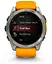 Смарт-годинник Garmin Fenix 8 47mm AMOLED Sapphire Titanium w. Spark Orange/Graphite Silicone Band (010-02904-10/11) - мініатюра 3