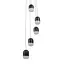 Люстра подвесная Brille в спальню LED 35W NW BK (BR-01 674S/5) - миниатюра 7