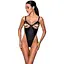 Боди из экокожи Passion Celine Body black: с доступом открытый L/XL - миниатюра 1