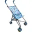 Коляска-трость для куклы Melobo 9302W голубая - миниатюра 1