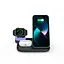 Зарядка Qi 4in1 wireless charger RGB X499 Phone/Watch/Earphones 15W Max біла - мініатюра 3